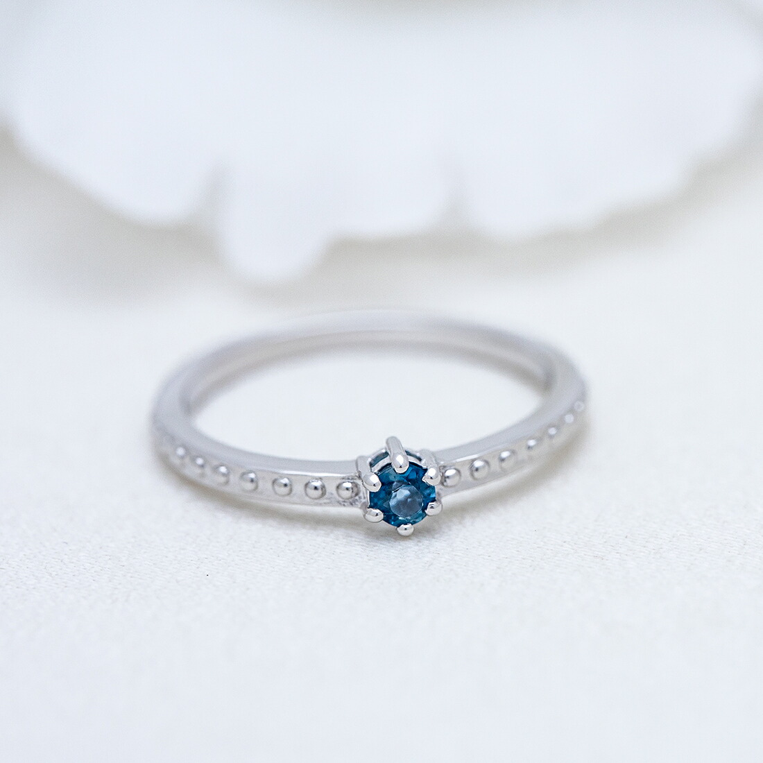 umu -アム- FINE JEWELRY STUIDIOロンドンブルートパーズ リング 「parca」rg0370_1.jpg
