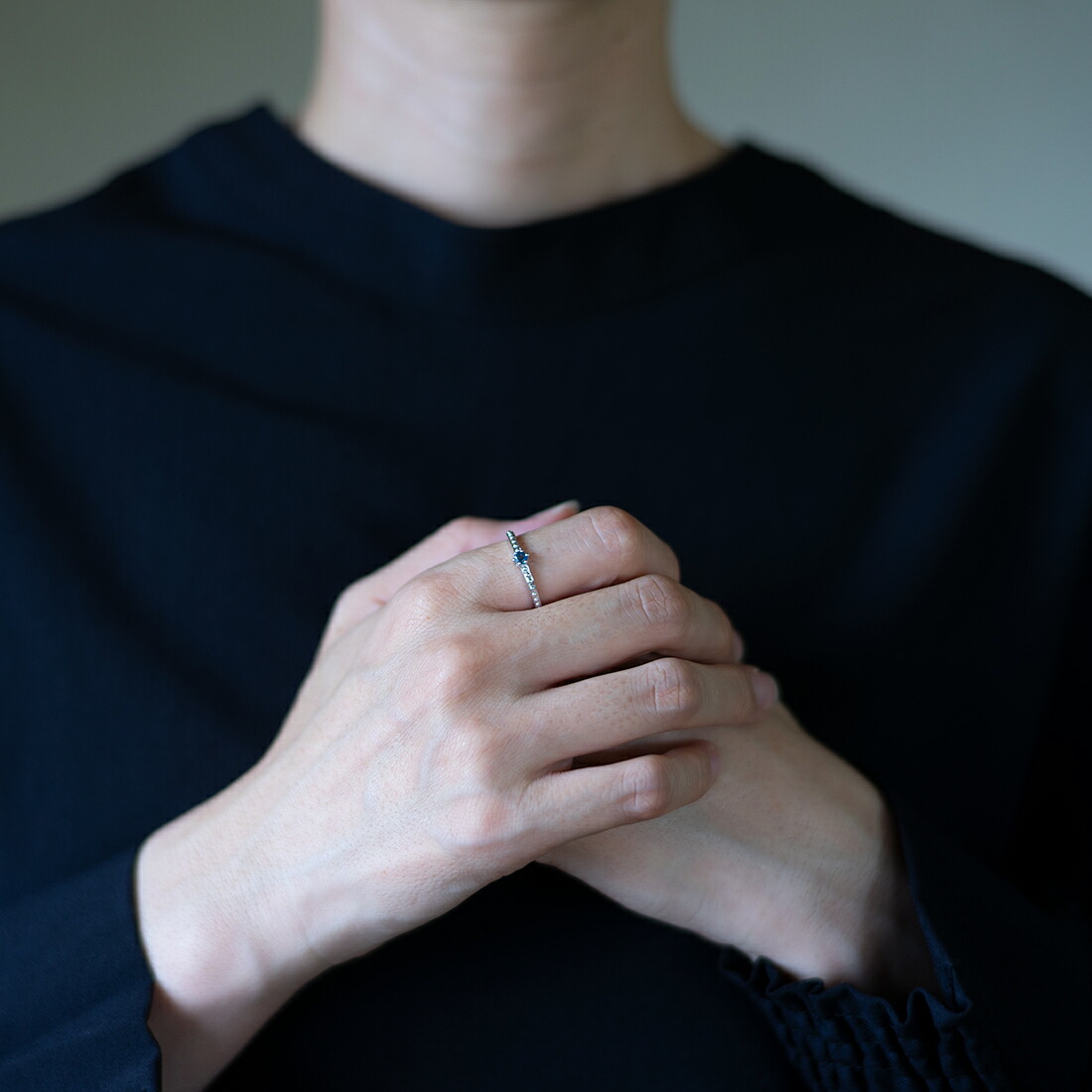 umu -アム- FINE JEWELRY STUIDIOロンドンブルートパーズ リング 「parca」rg0370_i2.jpg