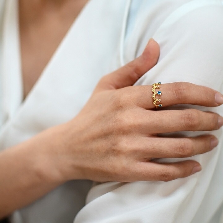 umu -アム- FINE JEWELRY STUIDIOK18 パライバトルマリン ダイヤモンド リング 「regina」rg0372_i3.jpg