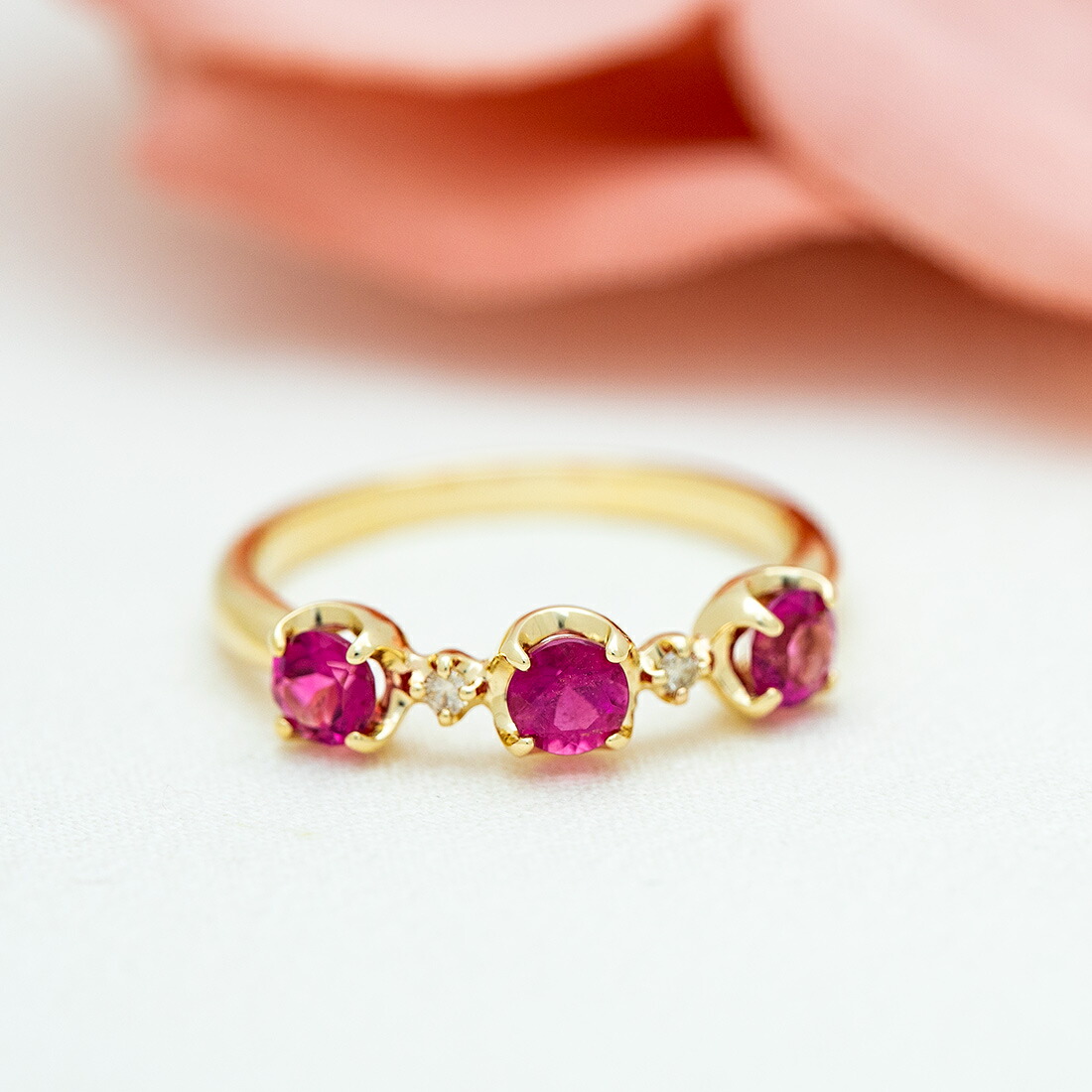 umu -アム- FINE JEWELRY STUIDIOルベライト ダイヤモンド リング 「attore」rg0379_1.jpg
