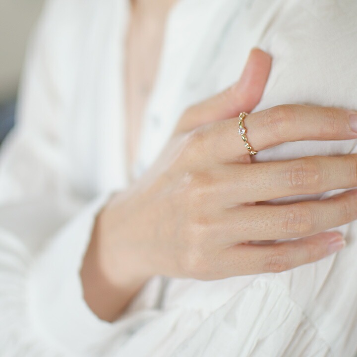 umu -アム- FINE JEWELRY STUIDIOピンクトパーズ ダイヤモンド リング 「tempista」rg0390_i3.jpg