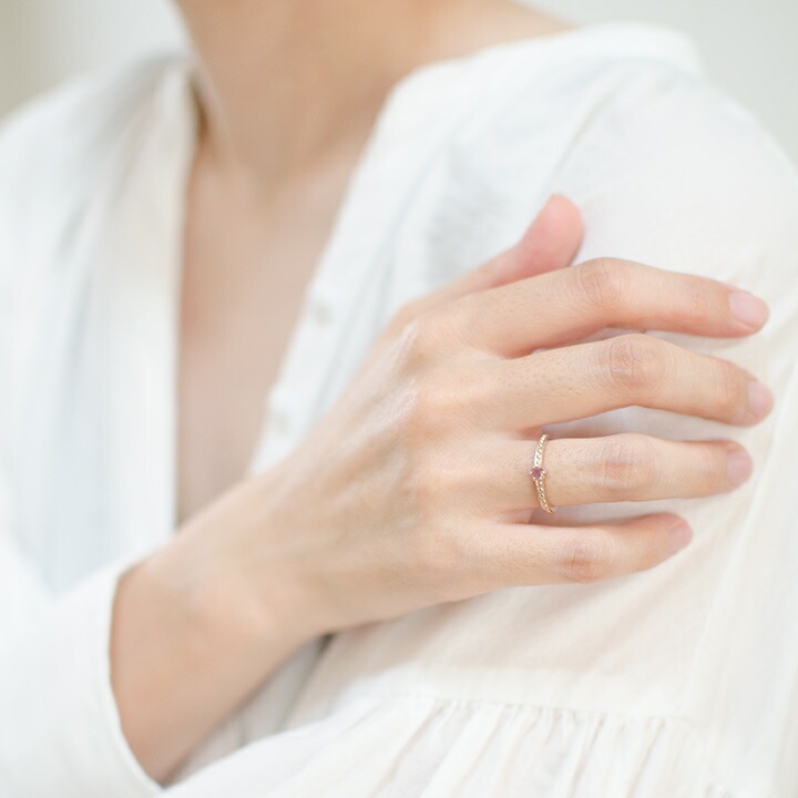 umu -アム- FINE JEWELRY STUIDIOシャンパンガーネットリング 「parca」rg0393_i3.jpg