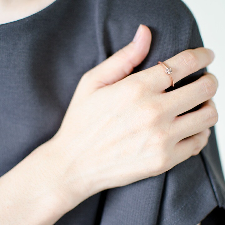 umu -アム- FINE JEWELRY STUIDIOK18 モルガナイト リング 「epica」rg0396_i3.jpg