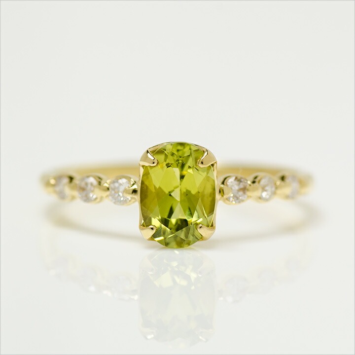 umu -アム- FINE JEWELRY STUIDIOK18 クリソベリル ダイヤモンド リング 「bellezza」rg0402_m.jpg
