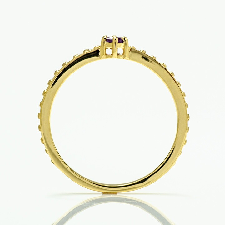 umu -アム- FINE JEWELRY STUIDIOK18 アメシスト リング 「parca」rg0405_s.jpg