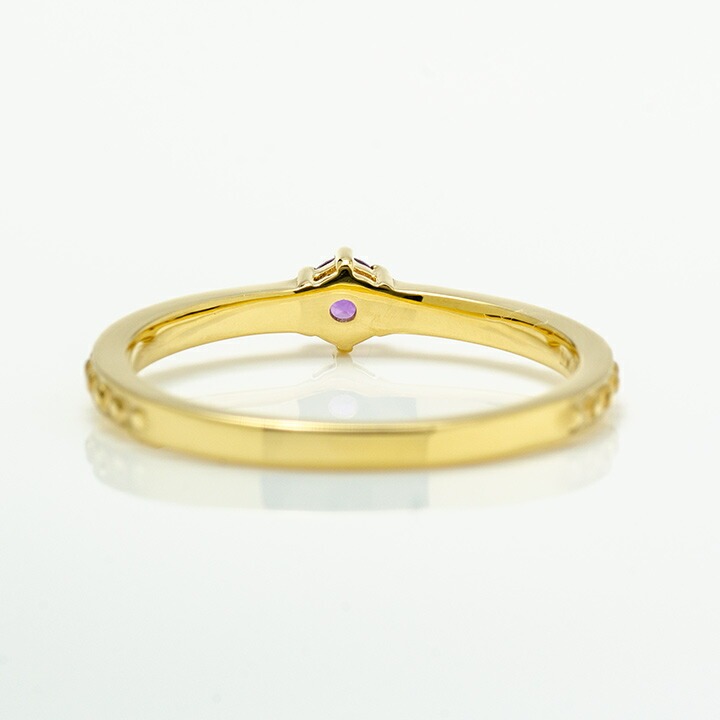 umu -アム- FINE JEWELRY STUIDIOK18 アメシスト リング 「parca」rg0405_u.jpg