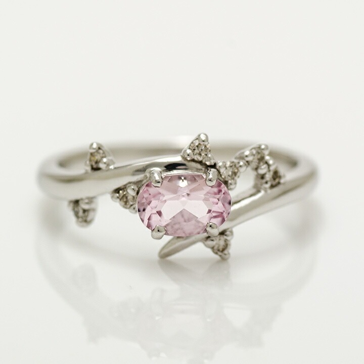 umu -アム- FINE JEWELRY STUIDIOK18 モルガナイト ダイヤモンド リング 「spumare」rg0409_m.jpg