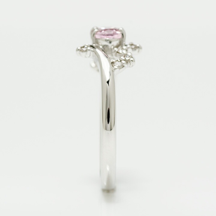 umu -アム- FINE JEWELRY STUIDIOK18 モルガナイト ダイヤモンド リング 「spumare」rg0409_y.jpg