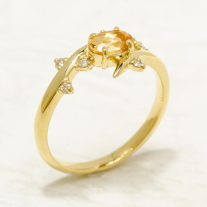 umu -アム- FINE JEWELRY STUIDIOK18 インペリアルトパーズ ダイヤモンド リング 「spumare」rg0425_kanban2.jpg