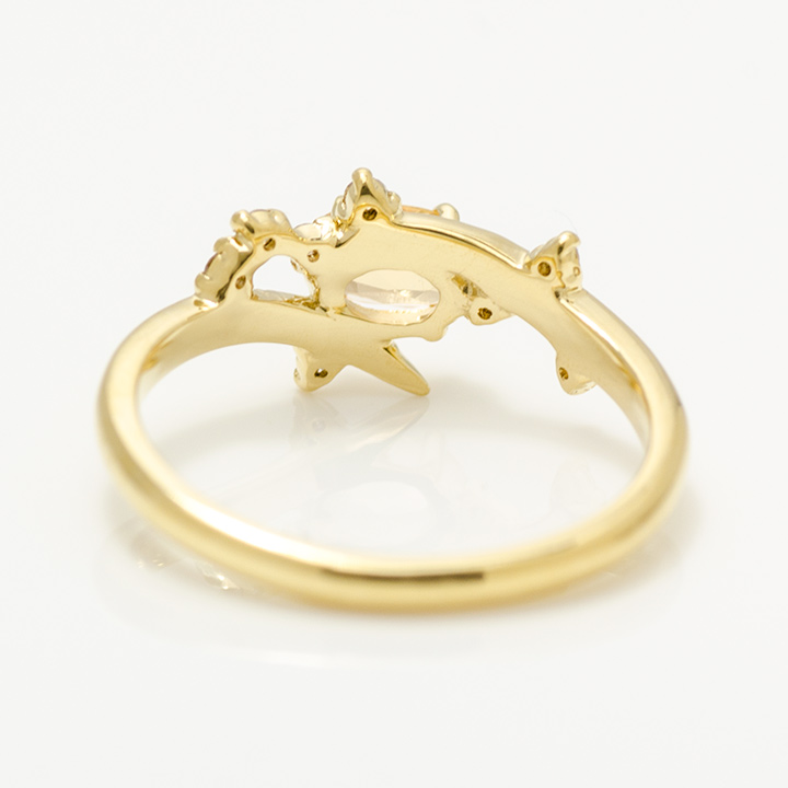 umu -アム- FINE JEWELRY STUIDIOK18 インペリアルトパーズ ダイヤモンド リング 「spumare」rg0425_u.jpg