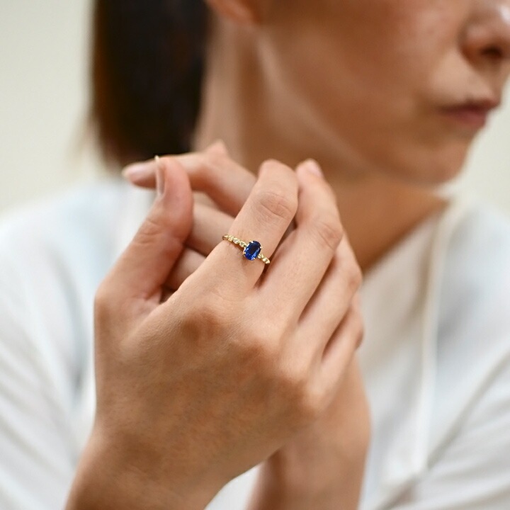 umu -アム- FINE JEWELRY STUIDIOカイヤナイト ダイヤモンド リング 「bellezza」rg0430_i2.jpg