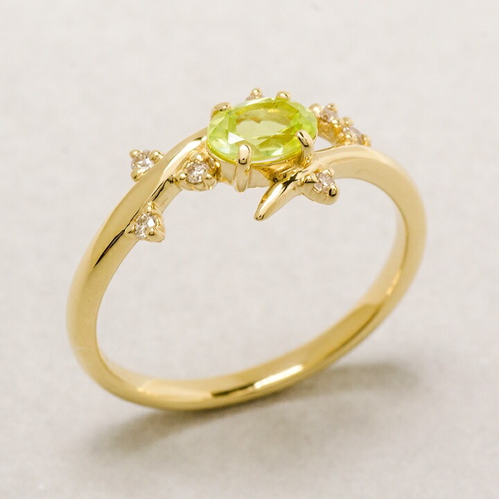 umu -アム- FINE JEWELRY STUIDIOK18 クリソベリル ダイヤモンド リング 「spumare」rg0440_kanban2.jpg