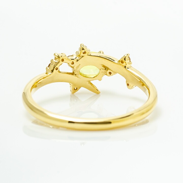 umu -アム- FINE JEWELRY STUIDIOK18 クリソベリル ダイヤモンド リング 「spumare」rg0440_u.jpg