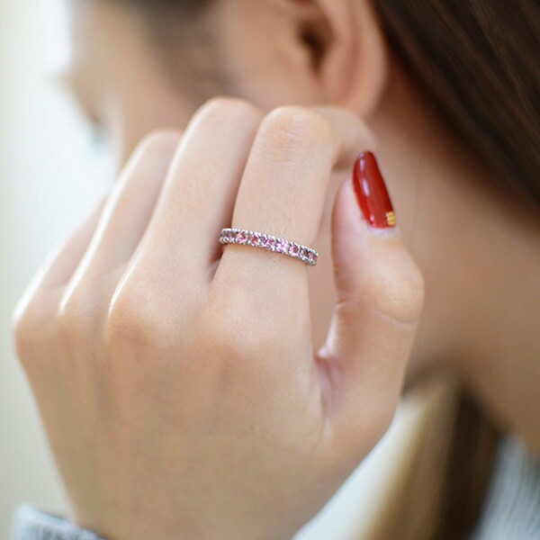 umu -アム- FINE JEWELRY STUIDIOピンクトルマリン フルエタニティリングrg0445_i2.jpg