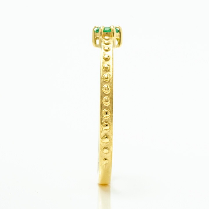 umu -アム- FINE JEWELRY STUIDIOK18 エメラルド リング 「parca」rg0446_y.jpg