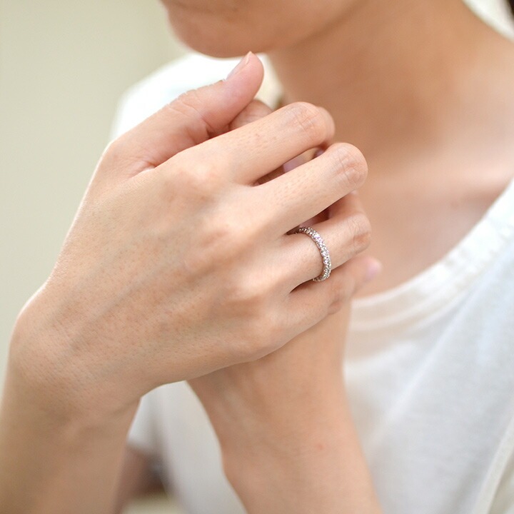 umu -アム- FINE JEWELRY STUIDIOダイヤモンド 0.8ct フルエタニティリングrg0448_i2.jpg