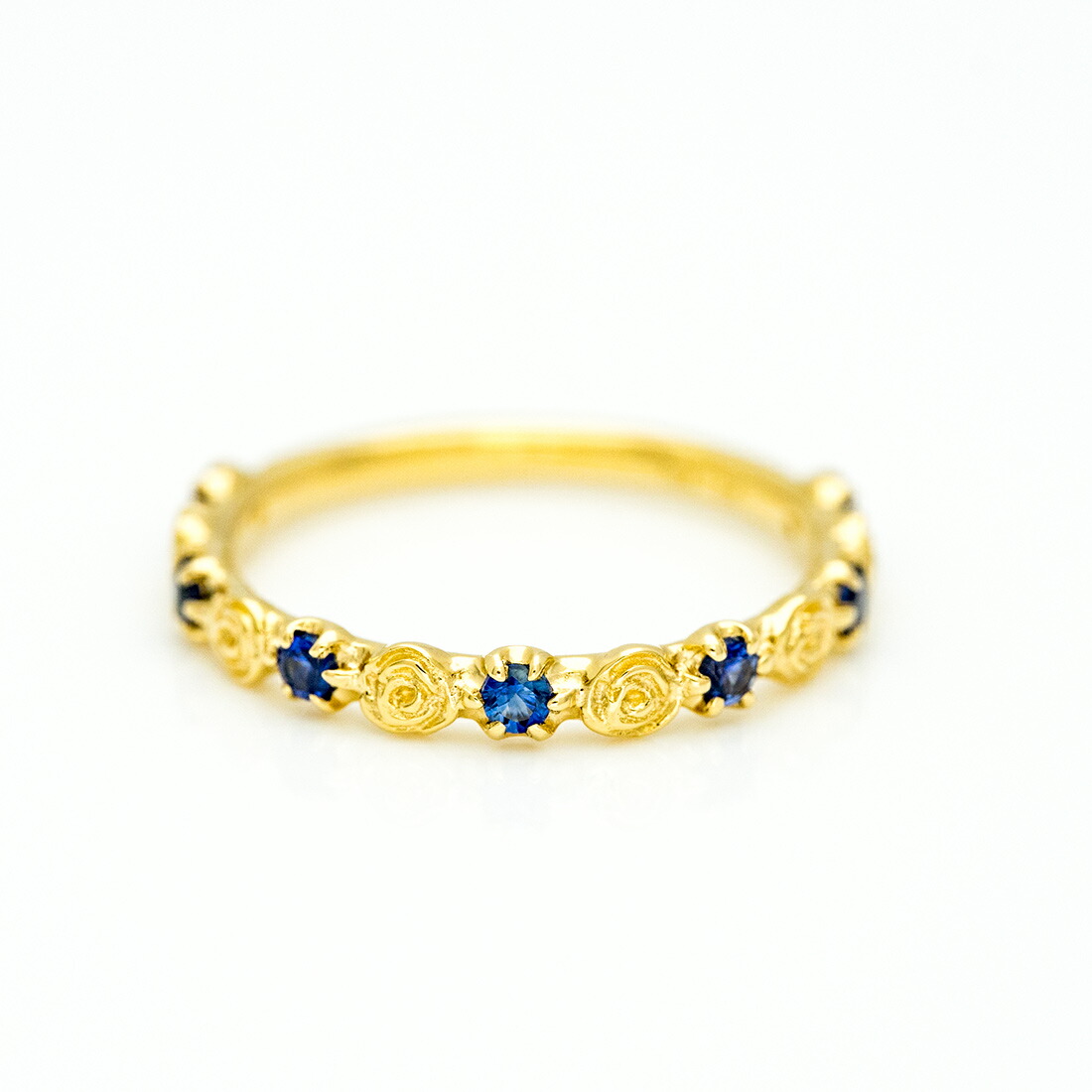 umu -アム- FINE JEWELRY STUIDIOブルーサファイア バラモチーフ リング 「rosa」rg0464_m.jpg