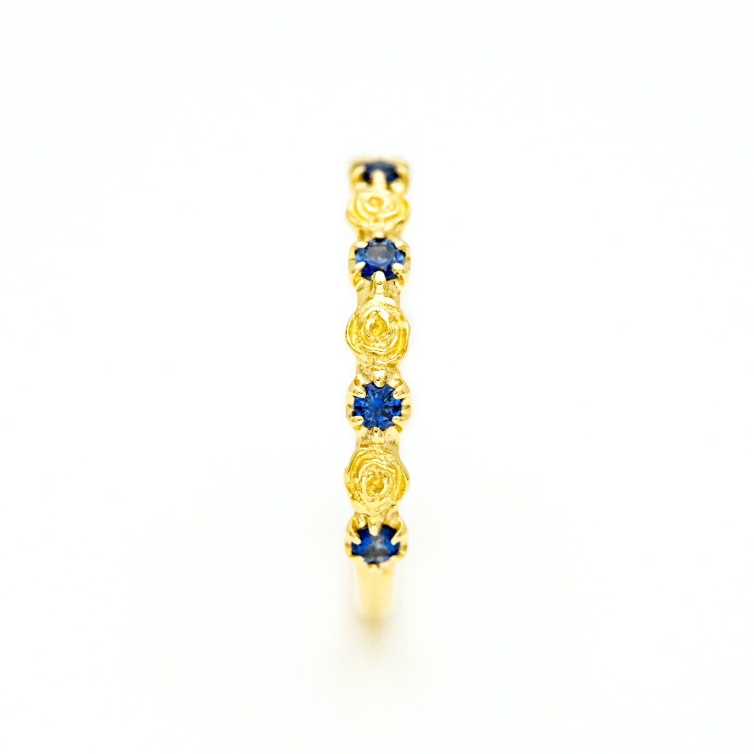 umu -アム- FINE JEWELRY STUIDIOブルーサファイア バラモチーフ リング 「rosa」rg0464_y.jpg