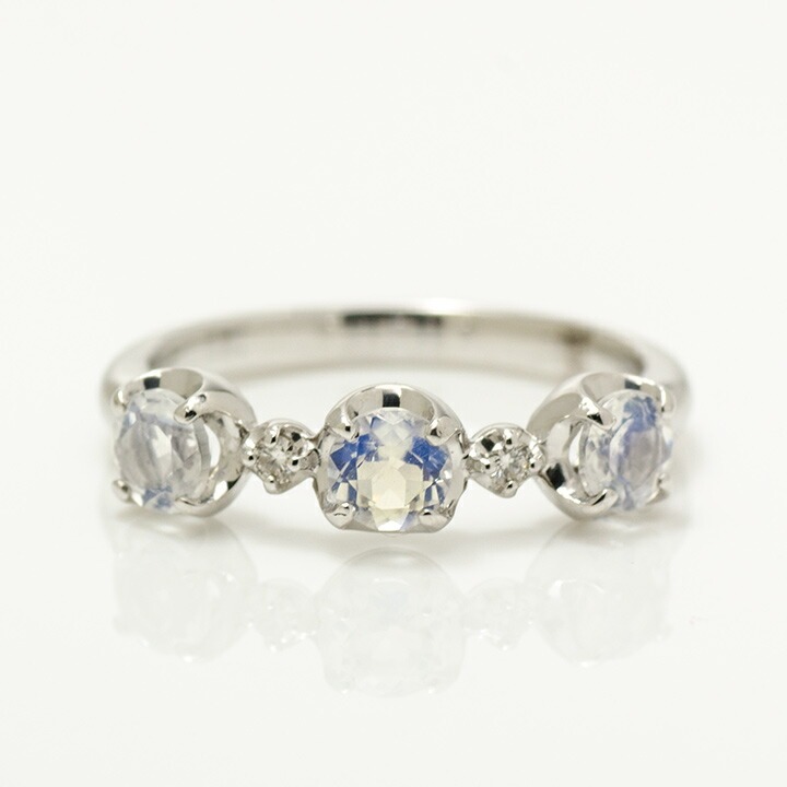 umu -アム- FINE JEWELRY STUIDIOK18 ブルームーンストーン ダイヤモンド リング 「attore」rg0468_m.jpg