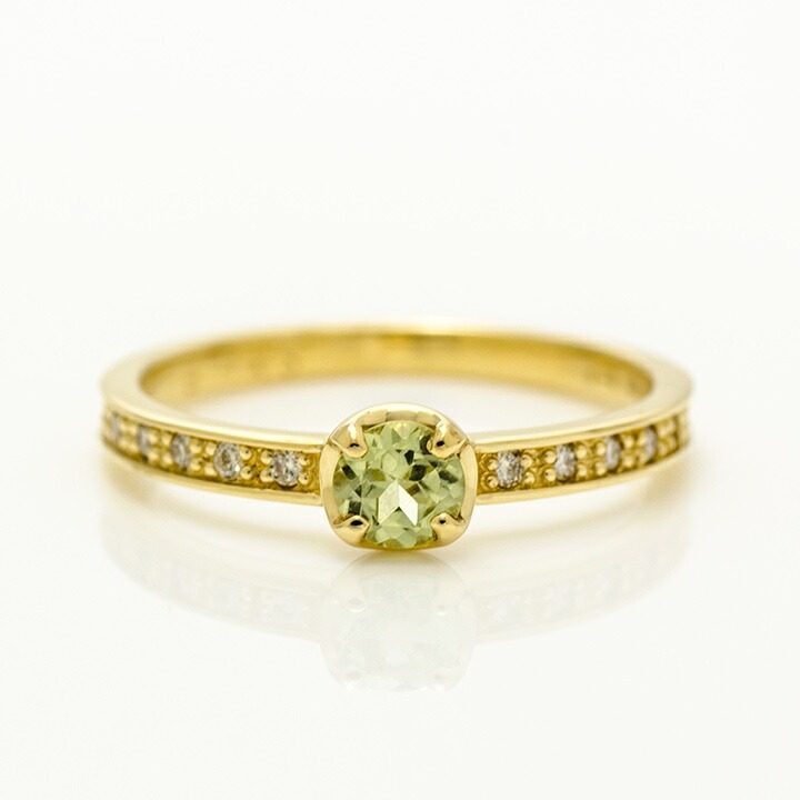 umu -アム- FINE JEWELRY STUIDIOK18 マリガーネット ダイヤモンド リング 「polarita」rg0484_m.jpg