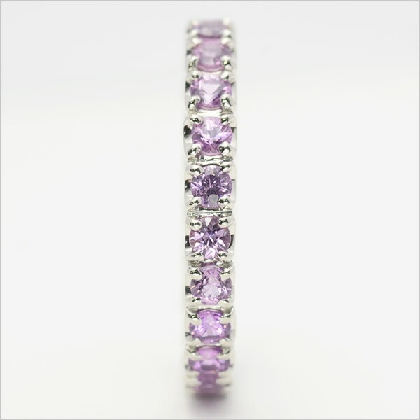 umu -アム- FINE JEWELRY STUIDIOK18 パープルサファイア フルエタニティリングrg0485_y.jpg