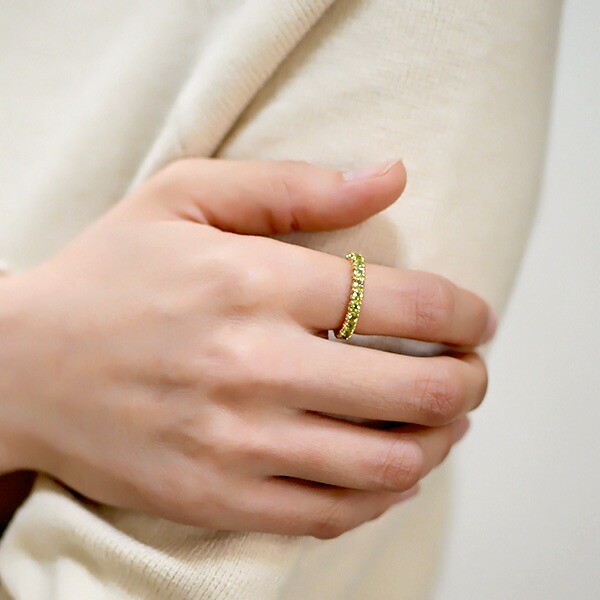 umu -アム- FINE JEWELRY STUIDIOペリドット フルエタニティリングrg0494_i2.jpg