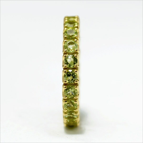 umu -アム- FINE JEWELRY STUIDIOペリドット フルエタニティリングrg0494_y.jpg