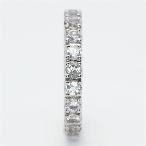 umu -アム- FINE JEWELRY STUIDIOK18 ホワイトトパーズ フルエタニティリングrg0495_y.jpg