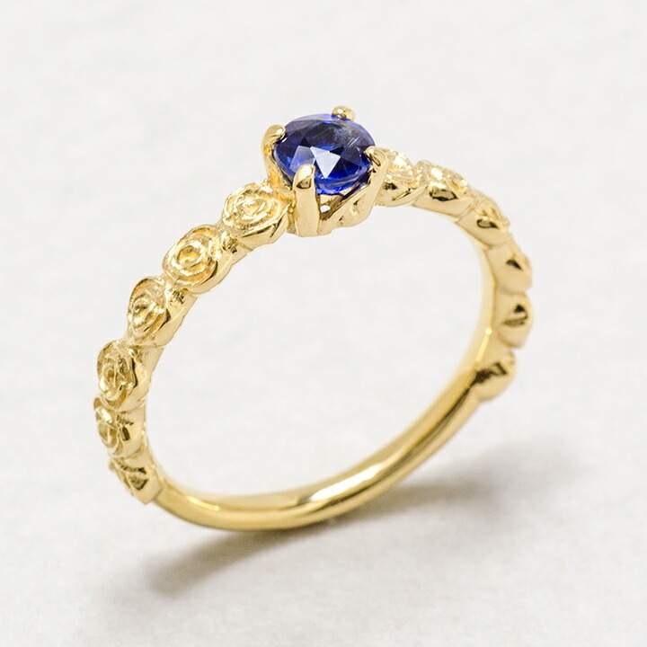 umu -アム- FINE JEWELRY STUIDIOK18 カイヤナイト バラモチーフ リング 「rosa」rg0497_kanban2.jpg