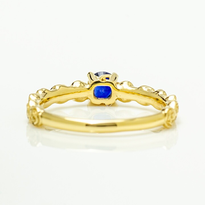 umu -アム- FINE JEWELRY STUIDIOK18 カイヤナイト バラモチーフ リング 「rosa」rg0497_u.jpg