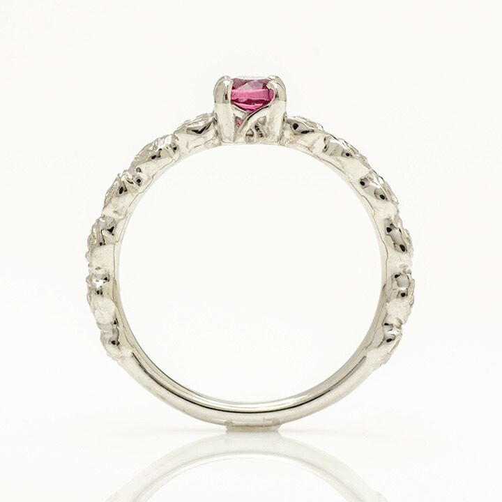 umu -アム- FINE JEWELRY STUIDIOK18 ルベライト バラモチーフ リング 「rosa」rg0504_s.jpg