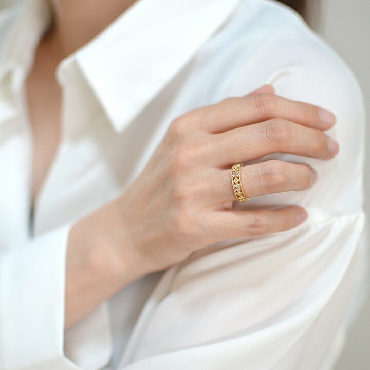 umu -アム- FINE JEWELRY STUIDIOブラウンダイヤモンド ダイヤモンド リング 「blonda」rg0506_i3.jpg