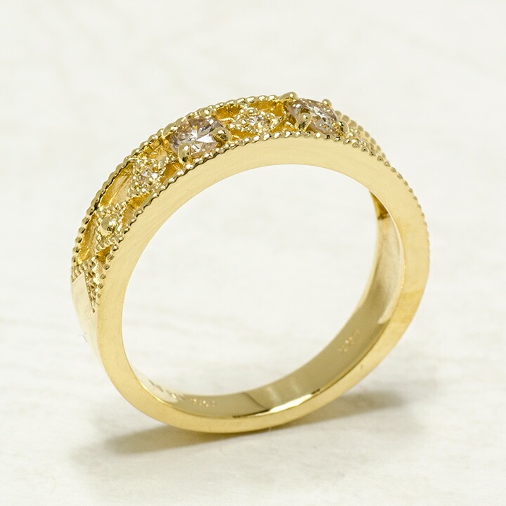 umu -アム- FINE JEWELRY STUIDIOブラウンダイヤモンド ダイヤモンド リング 「blonda」rg0506_kanban2.jpg