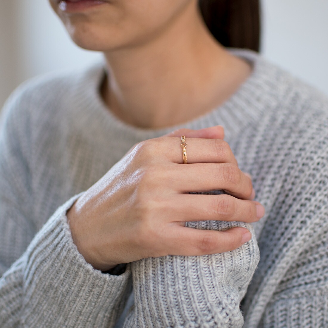 umu -アム- FINE JEWELRY STUIDIOK18 アンダルサイト リング 「nastro」rg0511_i2.jpg