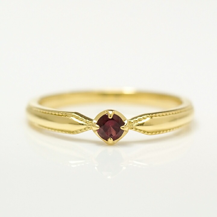 umu -アム- FINE JEWELRY STUIDIOパイロープガーネット リング 「nastro」rg0512_m.jpg