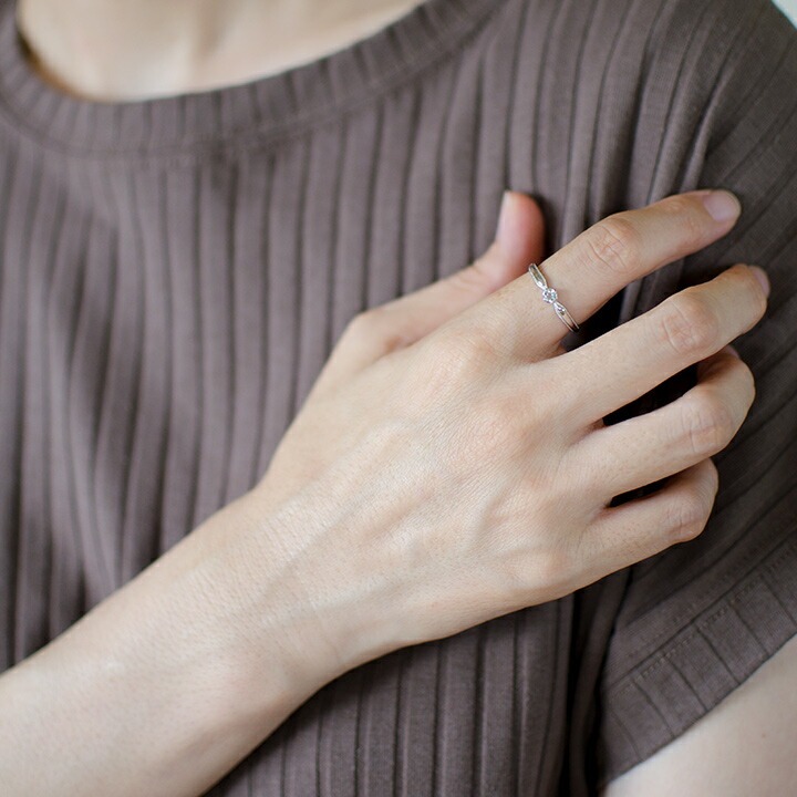 umu -アム- FINE JEWELRY STUIDIOグリーンベリル リング 「nastro」rg0513_i3.jpg