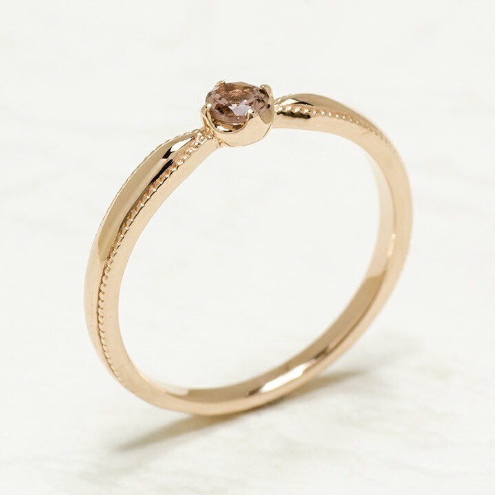 umu -アム- FINE JEWELRY STUIDIOシャンパンガーネット リング 「nastro」rg0515_kanban2.jpg
