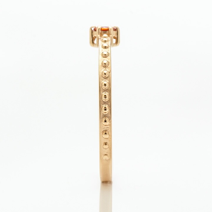 umu -アム- FINE JEWELRY STUIDIOK18 オレンジサファイア リング 「parca」rg0516_y.jpg