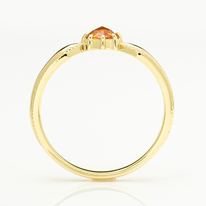 umu -アム- FINE JEWELRY STUIDIOK18 ローズカット オレンジサファイア リング 「tocca」rg0519_s.jpg