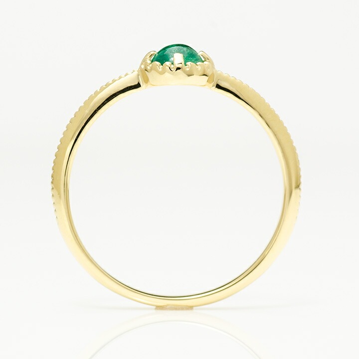 umu -アム- FINE JEWELRY STUIDIOK18 カボション エメラルド リング 「amaretto」rg0523_s.jpg