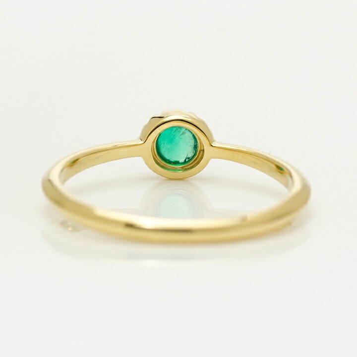 umu -アム- FINE JEWELRY STUIDIOK18 カボション エメラルド リング 「amaretto」rg0523_u.jpg