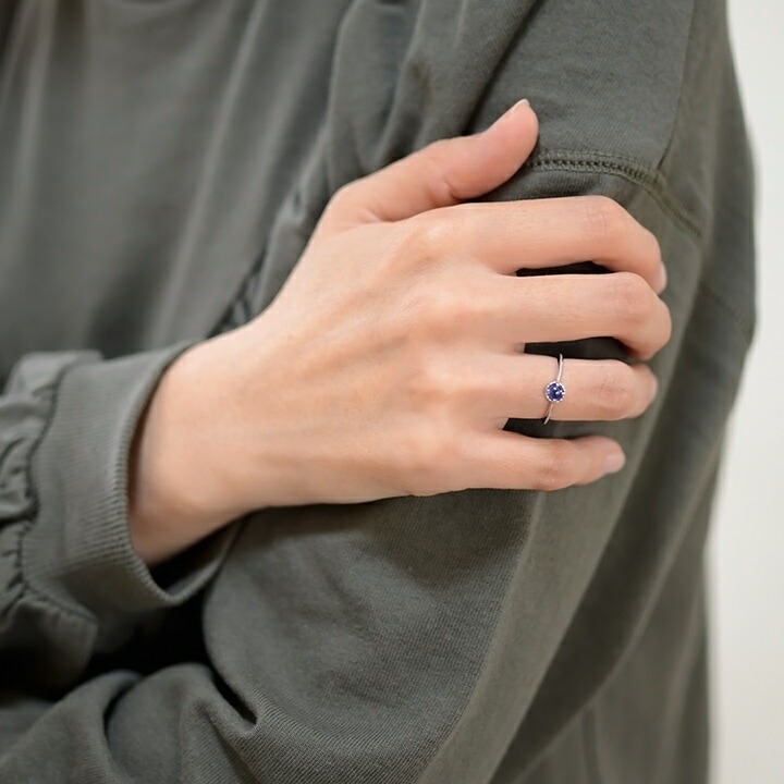 umu -アム- FINE JEWELRY STUIDIOK18 カボション ブルーサファイア リング 「amaretto」rg0525_i3.jpg