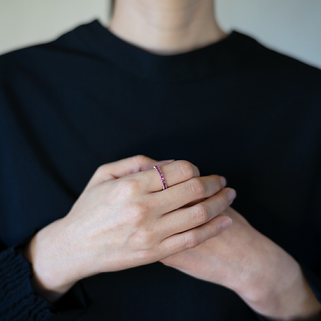 umu -アム- FINE JEWELRY STUIDIOロードライトガーネット フルエタニティリングrg0534_i2.jpg