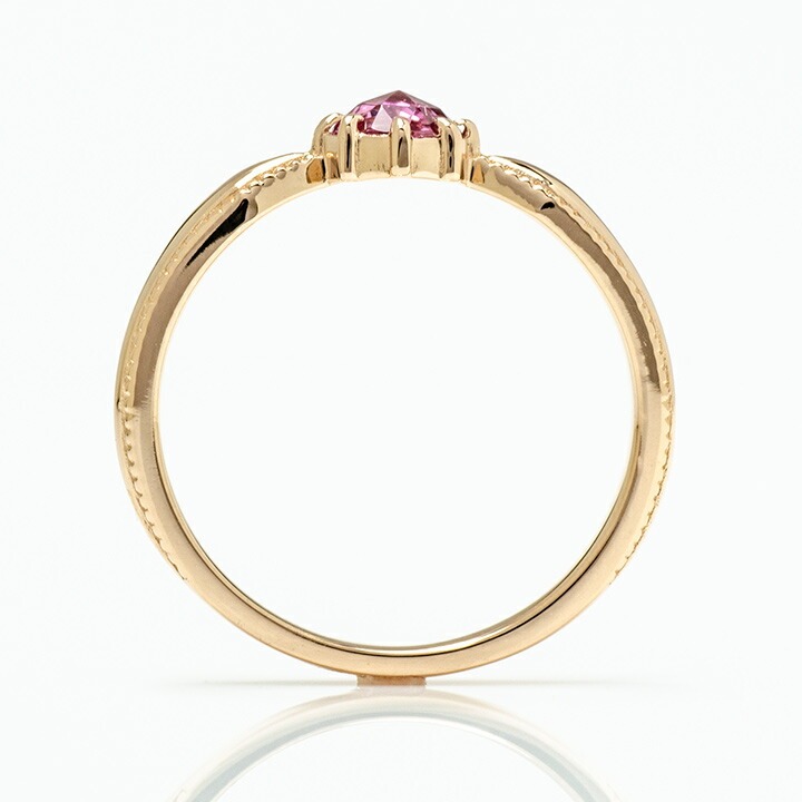 umu -アム- FINE JEWELRY STUIDIOK18 ローズカット ピンクトルマリン リング 「tocca」rg0538_s.jpg