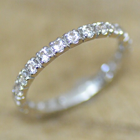 umu -アム- FINE JEWELRY STUIDIOK18 ホワイトサファイア フルエタニティリングrg0542_kanban2.jpg