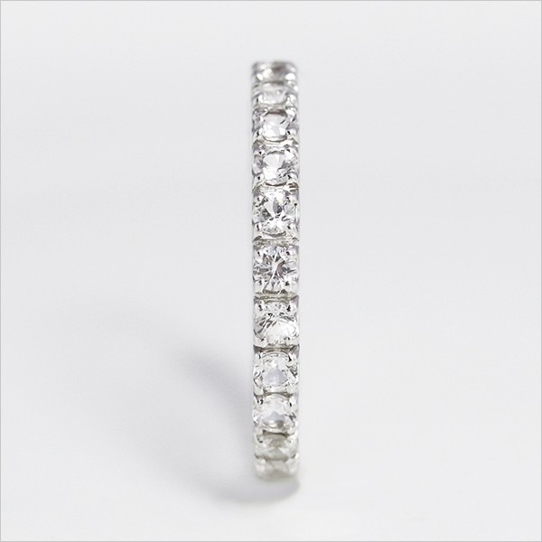 k18ホワイトサファイア　フルエタニティリング K18 ホワイトサファイア フルエタニティリング[商品番号:RG0542] | umu