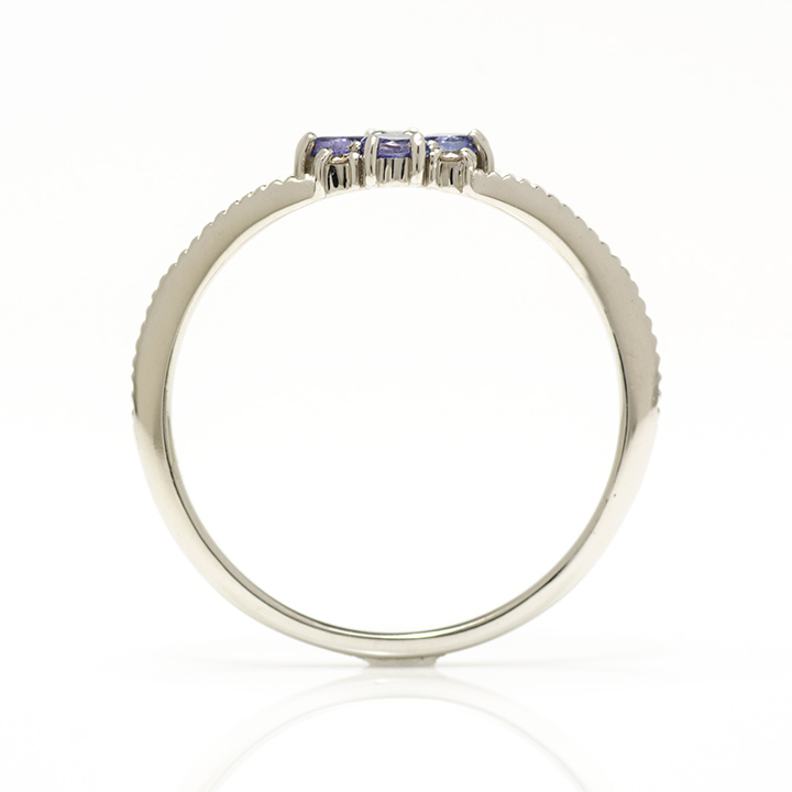 umu -アム- FINE JEWELRY STUIDIOK18 タンザナイト ダイヤモンド リング 「bouquet」rg0546_s.jpg