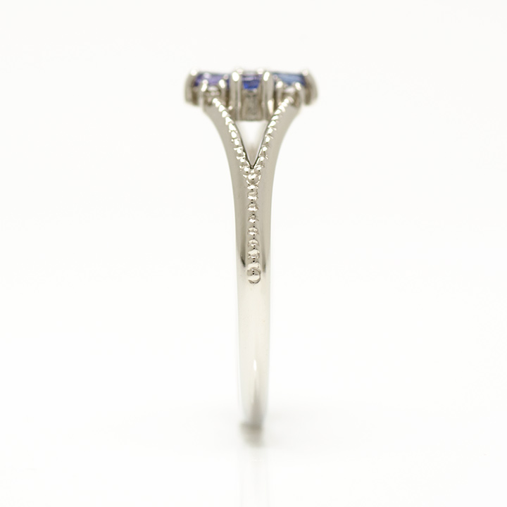 umu -アム- FINE JEWELRY STUIDIOK18 タンザナイト ダイヤモンド リング 「bouquet」rg0546_y.jpg