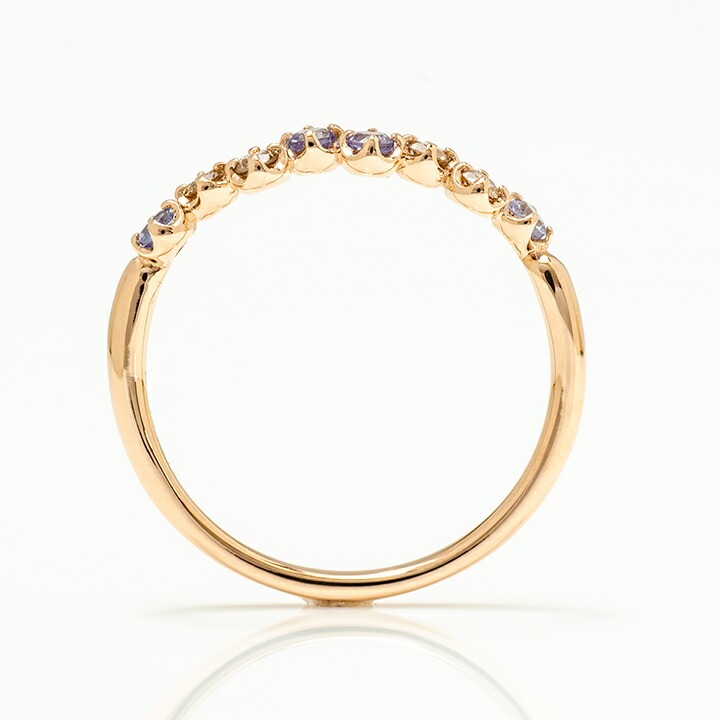 umu -アム- FINE JEWELRY STUIDIOK18 タンザナイト ダイヤモンド リング 「stellato」rg0550_s.jpg