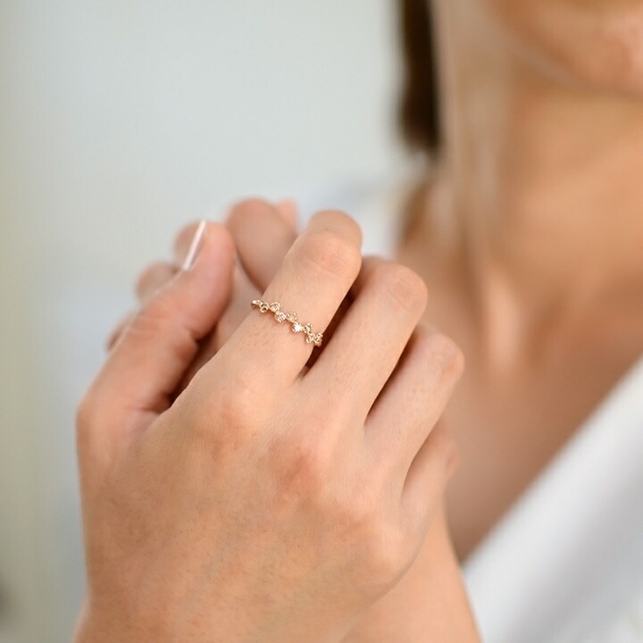 umu -アム- FINE JEWELRY STUIDIOブラウンダイヤモンド リング 「stellato」rg0551_i2.jpg